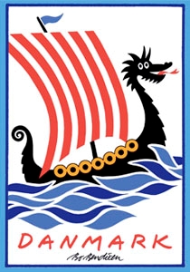 Drachenschiff Postkarte